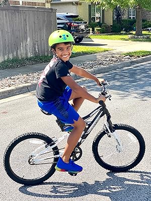 JOYSTAR 20 Inch Kids' Bike for Kids Ages 5-13 Years Old,
 Dual-Suspension Kids Mountain Bike