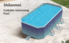 2.6m-3m Foldable Non-Inflatable Kids and Adults Outdoor Swimming Pool 
Summer Water Party Large Family Pool