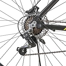 Hiland Aluminum Mountain Bike 21 Speeds,
Hydraulic Disc-Brakes, Lock-Out Suspension Fork, 
27.5 inch Wheel, Bike for Men Mens