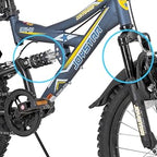 JOYSTAR 20 Inch Kids' Bike for Kids Ages 5-13 Years Old,
 Dual-Suspension Kids Mountain Bike