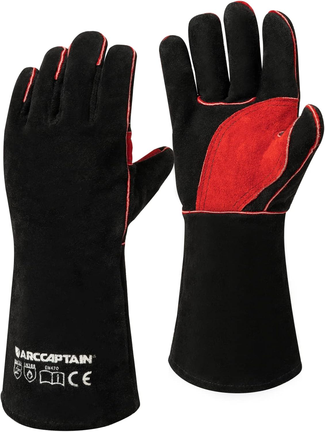 ARCCAPTAIN 16inch Welding Gloves Multifunctional 
Heat Resistant Mig/Stick/Tig Welder