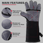 ARCCAPTAIN 16inch Welding Gloves Multifunctional 
Heat Resistant Mig/Stick/Tig Welder