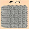 40 Pairs of Simple Black, White, and Gray Socks,
 Elastic, Breathable, and Odor Resistant, Suitable for Outdoor Sports Wear