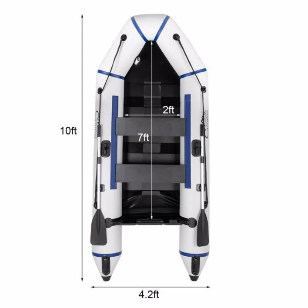 Camping Survivals 10ft PVC 330kg Water Adult Assault Boat .
Double rowing boat .. Suitable for wild fishing and diving rescue
