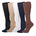 5 Pairs  Compression Socks for Men and Women - 
Breathable Athletic Support for Running, Hiking, and Cycling