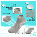 40 Pairs of Simple Black, White, and Gray Socks,
 Elastic, Breathable, and Odor Resistant, Suitable for Outdoor Sports Wear