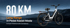 Peak 750W E26 Electric Bike for Adults | 48V 10.4Ah 
Removable Battery, Top Speed 20MPH, 26''X2" Standard Tire, 7-Speeds