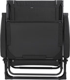 XXL Oversize Recliner , Folding Chair for Camping, 
Patio, Outdoors Zero Gravity Extra Wide Reclining Padded Seats with Sunshade