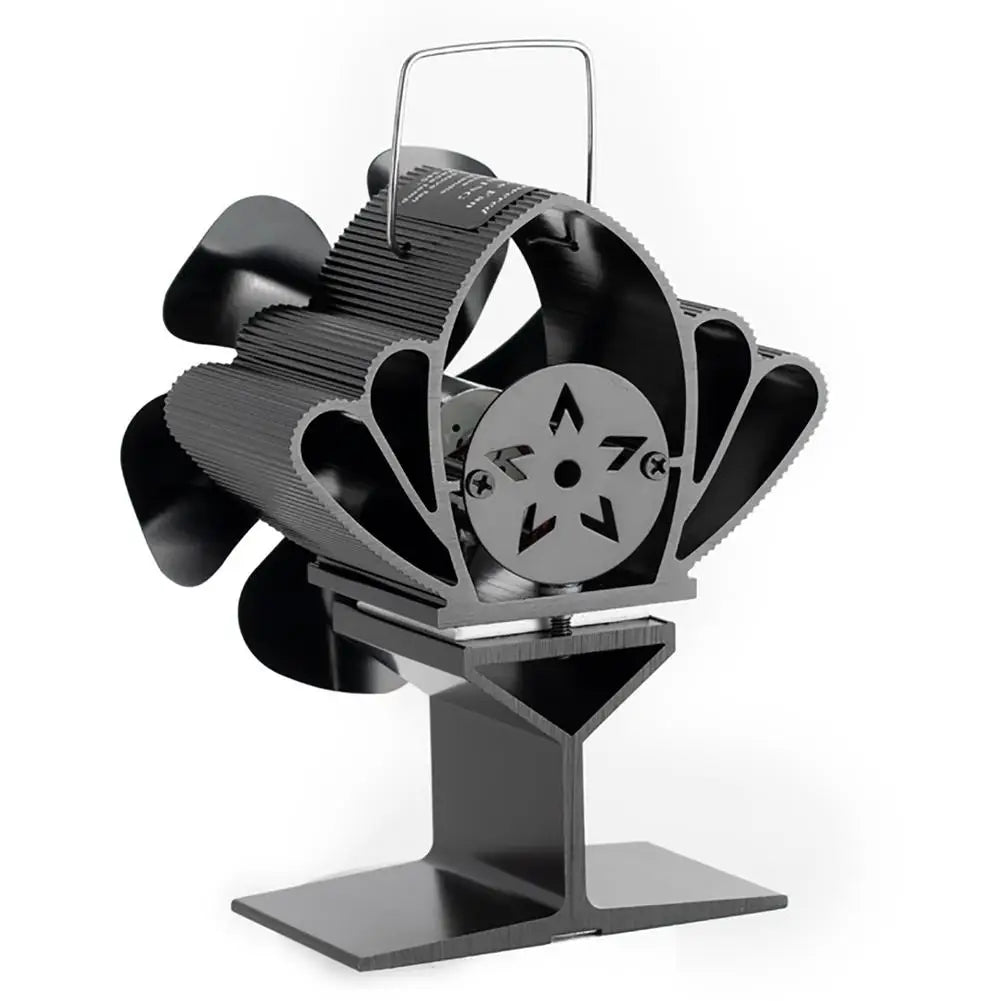 6 Blade Stove Fan Silent Efficient Heat Distribution , 
for Fireplace Wood  Burner Ecofan Heat Powered