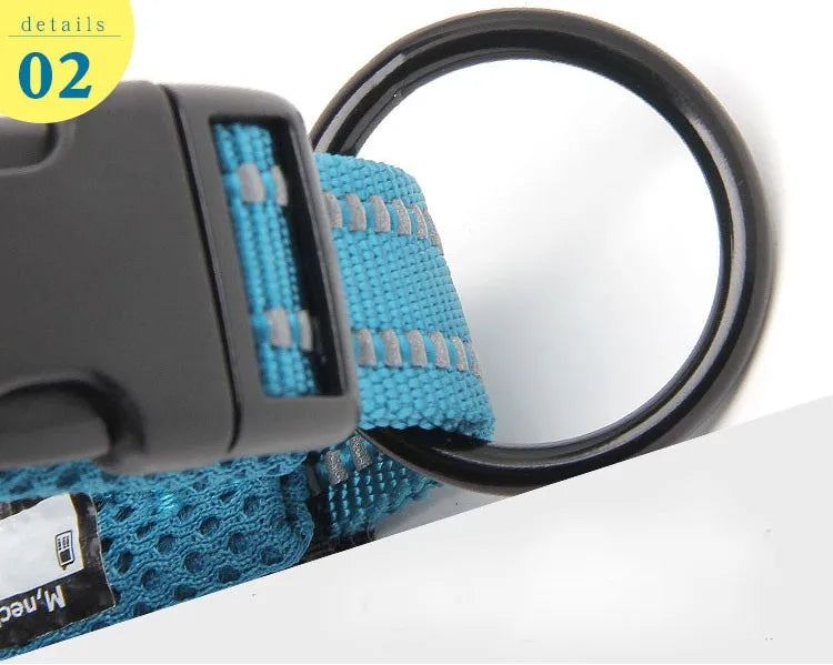 Truelove Pet Dog Collar Nylon Adjustable 
Webbing, Padded , Soft Reflective Durable Heavy Duty Training Custom Luxury Cat TLC5011