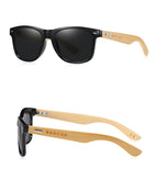 BARCUR Polarized Man Sunglasses Bamboo Sun Glasses for Women Wood UV400 Eyewear Oculos Blue Light Blocking Glasses