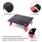 Widesea Camping Mini Portable Foldable Table
Outdoor Picnic Barbecue 
Tableware Ultra Light , bed desk
