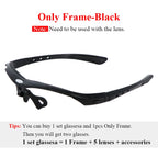 MOVIGOR Polarized Cycling Glasses Sports Men's Sunglasses Road Mountain Bicycle Riding Protection Goggles Eyewear Women 5 Lens