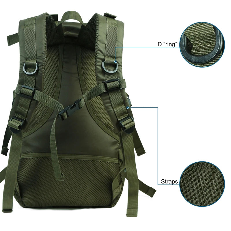 Trekking, Camping, Backpack Waterproof, Lightweight for Men