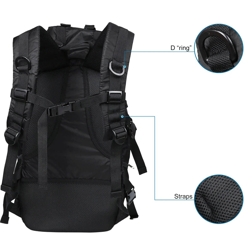 Trekking, Camping, Backpack Waterproof, Lightweight for Men