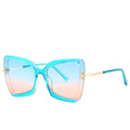 Cat Eye Sunglasses Women Fashion Luxulry Brand Design Retro Glasses Frame For Men Oversized Gradient Eyeglasses Spectacle UV400