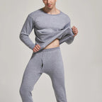Men'S Winter Plus Velvet Thermal Underwear Suit 
Sports Windproof Thickened Thermal Ski  Suit Jacket + Pants