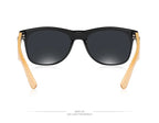 BARCUR Polarized Man Sunglasses Bamboo Sun Glasses for Women Wood UV400 Eyewear Oculos Blue Light Blocking Glasses