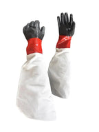 Canvas Leather Original Sandblasting Gloves Breathable Comfortable Wear-Resisting Gloves Sandblasting Machine Accessories