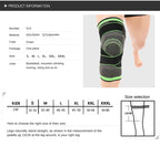 Sports Fitness  Knee Pads Support Bandage Braces Elastic Nylon Sport Compression  Sleeve for Basketball