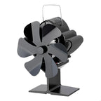 6 Blade Stove Fan Silent Efficient Heat Distribution , 
for Fireplace Wood  Burner Ecofan Heat Powered