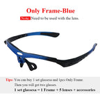 MOVIGOR Polarized Cycling Glasses Sports Men's Sunglasses Road Mountain Bicycle Riding Protection Goggles Eyewear Women 5 Lens