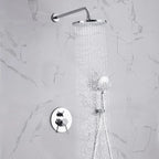 Black Concealed Shower System
Rain Waterfall Bathroom Embedded Shower Faucet Set with Tub Spout