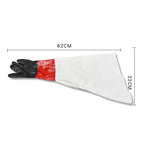 Canvas Leather Original Sandblasting Gloves Breathable Comfortable Wear-Resisting Gloves Sandblasting Machine Accessories