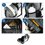 Trekking, Camping, Backpack Waterproof, Lightweight for Men