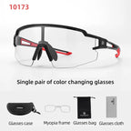 ROCKBROS Cycling Sunglasses Photochromic Road Bike UV400 Bicycle Eyewear MTB Mountain Bicycle Cycling Goggles