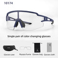 ROCKBROS Cycling Sunglasses Photochromic Road Bike UV400 Bicycle Eyewear MTB Mountain Bicycle Cycling Goggles