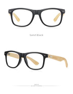 BARCUR Polarized Man Sunglasses Bamboo Sun Glasses for Women Wood UV400 Eyewear Oculos Blue Light Blocking Glasses
