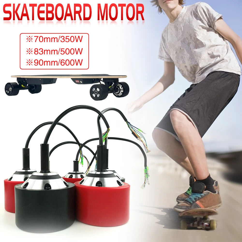 DIY Electric Skateboard , Motor Electric    Wireless Sensor Remote Controller Drive 70mm 83mm 90mm Kit