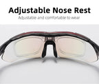 ROCKBROS Polarized Cycling Glasses  Clear Bike Glasses Eyewear UV400 Outdoor Sport Sunglasses Men Women Cycling Sunglasses
