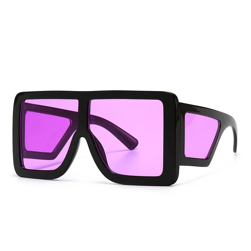 Square Vintage Sunglasses Women 2021 New Sexy Retro Oversized Fashion Sun Glasses Brand Designer Punk Eyeglasses Female Oculos