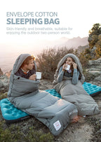 Naturehike M180 Sleeping Bag Lightweight Sleeping Bag 
M300 Double Outdoor Camping Winter Warm Sleeping Bag M400 Machine Washable