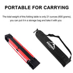 Widesea Camping Mini Portable Foldable Table
Outdoor Picnic Barbecue 
Tableware Ultra Light , bed desk