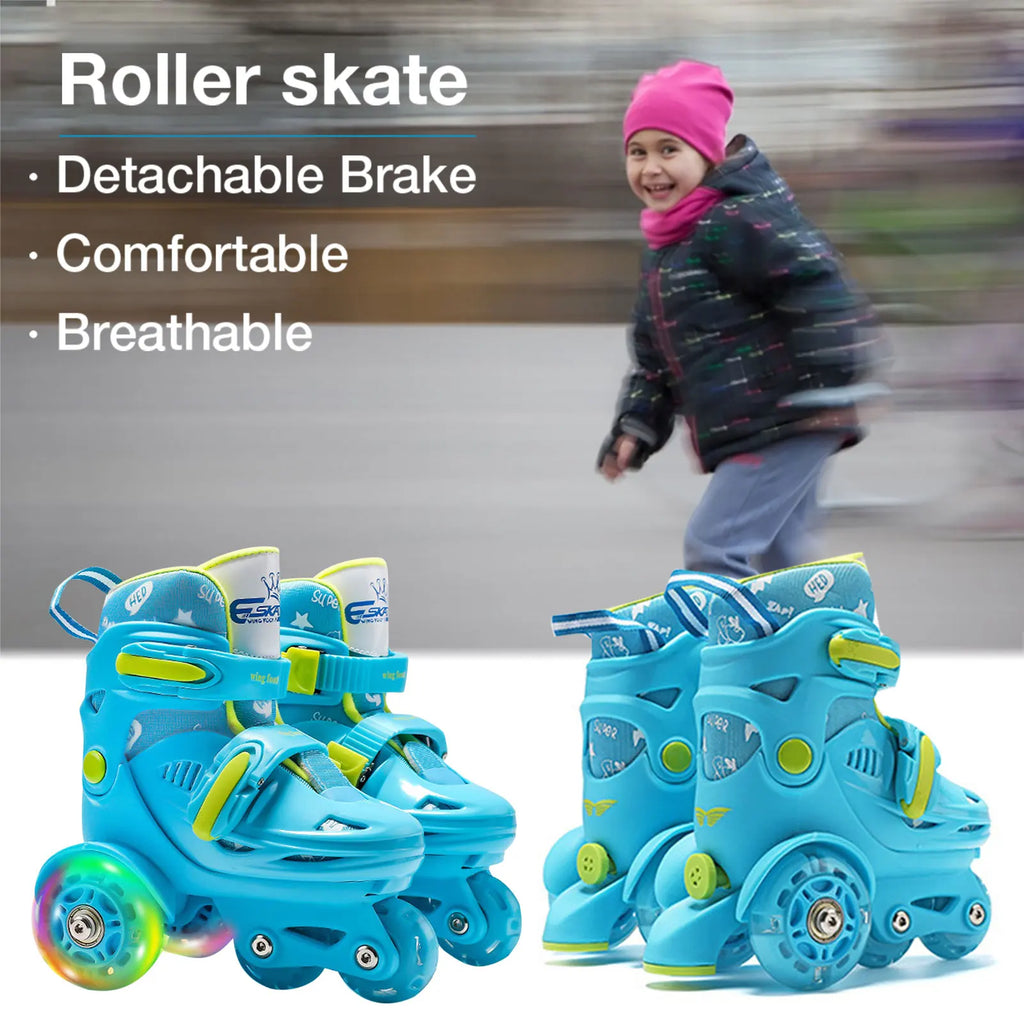 Rollerskates Kids , Shoes Wheels,
 Adult, Kids Boys Skate Adjustable