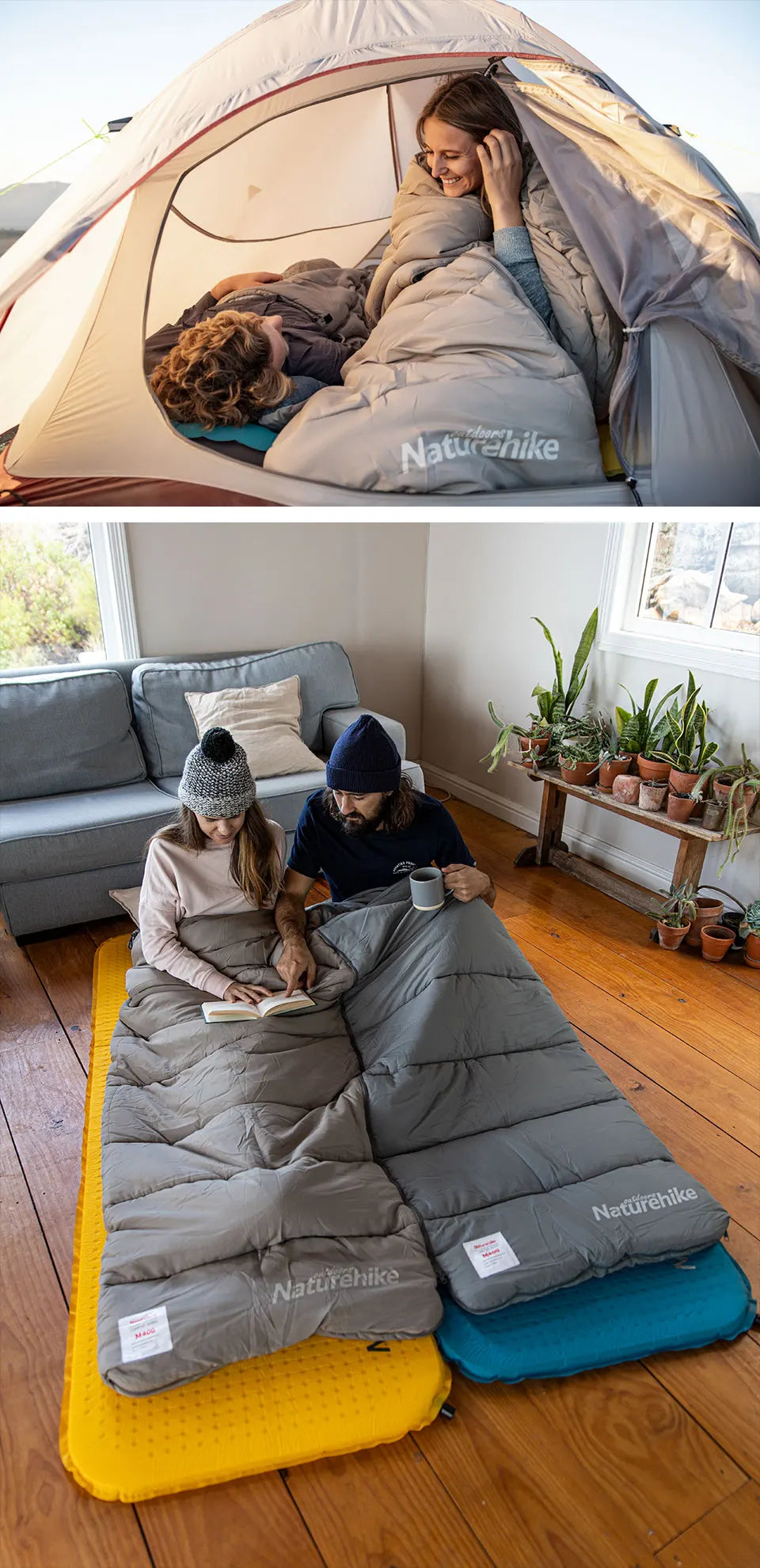 Naturehike M180 Sleeping Bag Lightweight Sleeping Bag 
M300 Double Outdoor Camping Winter Warm Sleeping Bag M400 Machine Washable