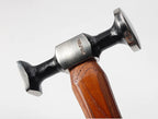 WUTA Leather Mallet Hammer 
Cobbler , Carbon Steel Double Head Smooth Chasing 
for Professional Leather Maul Tools