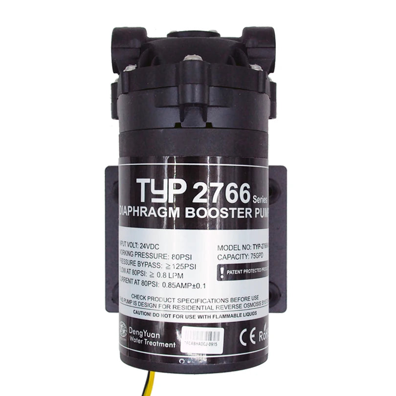 Coronwater 75gpd Water Filter RO Water Booster Pump 2766NH Increase Reverse Osmosis System Pressure