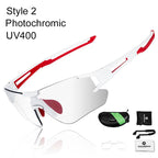 ROCKBROS Cycling Outdoor Bike Photochromatic Glasses Sport Bicycle Sunglasses Goggles Myopia Frame Protection Eyewear