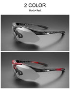 ROCKBROS Bicycle Glasses Photochromic Lens Outdoor Eyewear Goggles UV400 Sports Riding Cycling Sunglasses MTB Road Bike Glasses