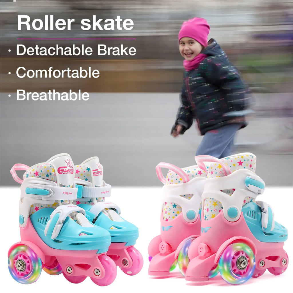 Rollerskates Kids , Shoes Wheels,
 Adult, Kids Boys Skate Adjustable