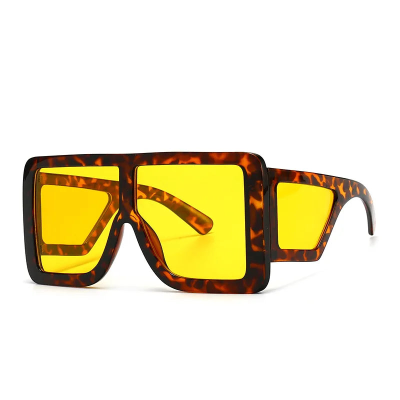 Square Vintage Sunglasses Women 2021 New Sexy Retro Oversized Fashion Sun Glasses Brand Designer Punk Eyeglasses Female Oculos