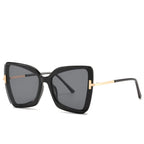 Cat Eye Sunglasses Women Fashion Luxulry Brand Design Retro Glasses Frame For Men Oversized Gradient Eyeglasses Spectacle UV400