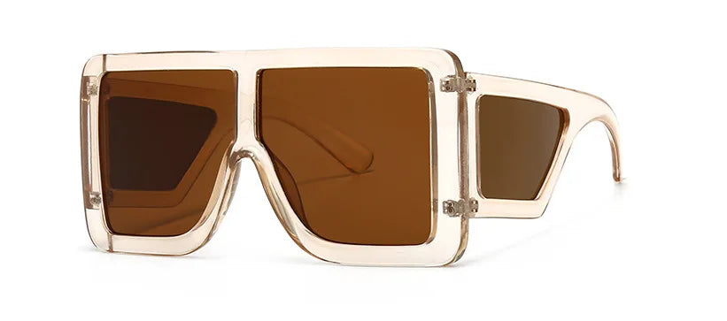 Square Vintage Sunglasses Women 2021 New Sexy Retro Oversized Fashion Sun Glasses Brand Designer Punk Eyeglasses Female Oculos