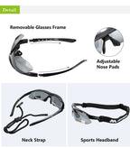 MOVIGOR Polarized Cycling Glasses Sports Men's Sunglasses Road Mountain Bicycle Riding Protection Goggles Eyewear Women 5 Lens