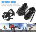 Snow Crampons Non-Slip Shoe Covers 
Elastic Fit Ice . ice Fishing
 Outdoor Mountaineering And Rock Climbing Fishing Supplies