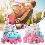 Rollerskates Kids , Shoes Wheels,
 Adult, Kids Boys Skate Adjustable
